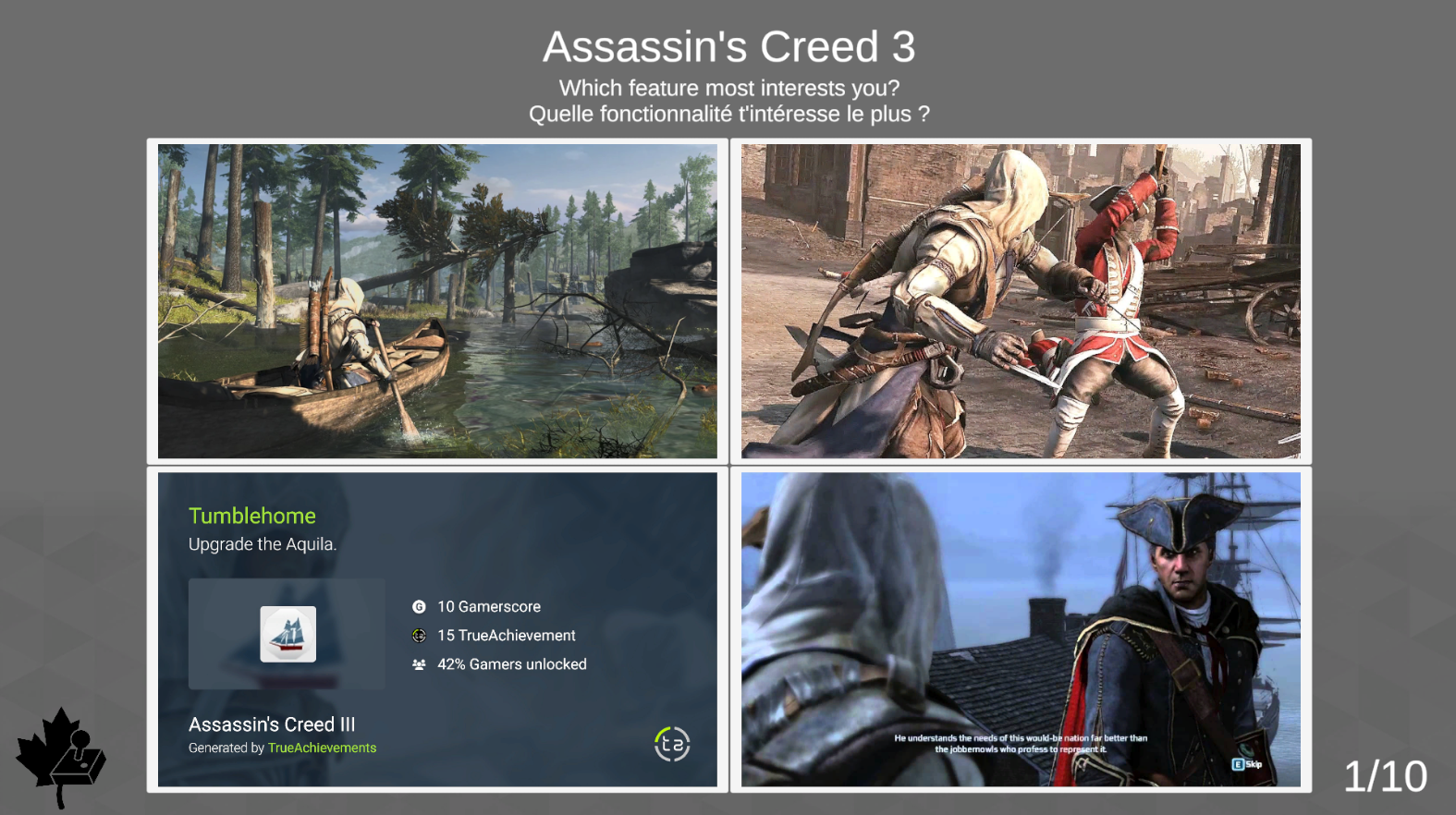 Bartle Player Type Quiz Assassin's Creed